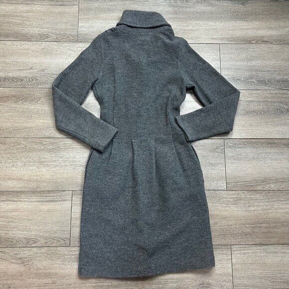 Alexandra Bartlett Long Wool Sweater Coat Size XS Women's Grey - Picture 2 of 6